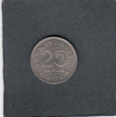 Beschrijving: 25 Rupiah BIRD